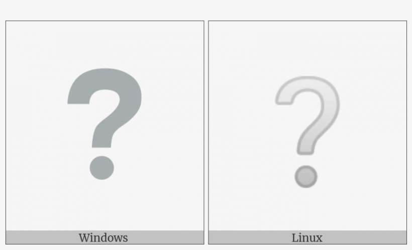 White Question Mark Ornament On Various Operating Systems - Number, transparent png download