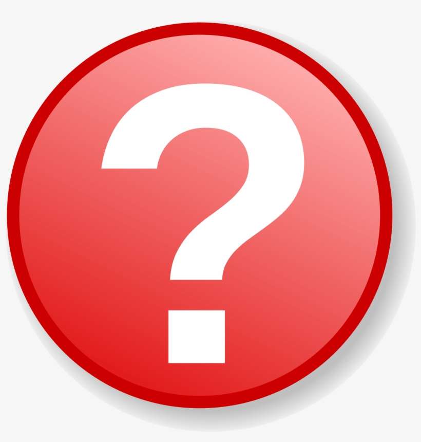 Jpg Datei Red Question Icon With Background Wikipedia - Info Icon, transparent png download