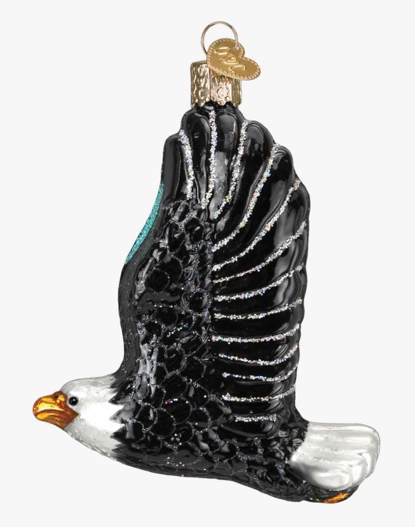 Christmas Ornament Bald Eagle In Flight Usa Patriotic - Eagle, transparent png download