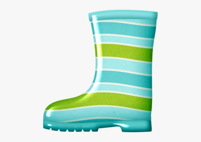 Blue Rain Boot - Rain Boot Clipart Png, transparent png download