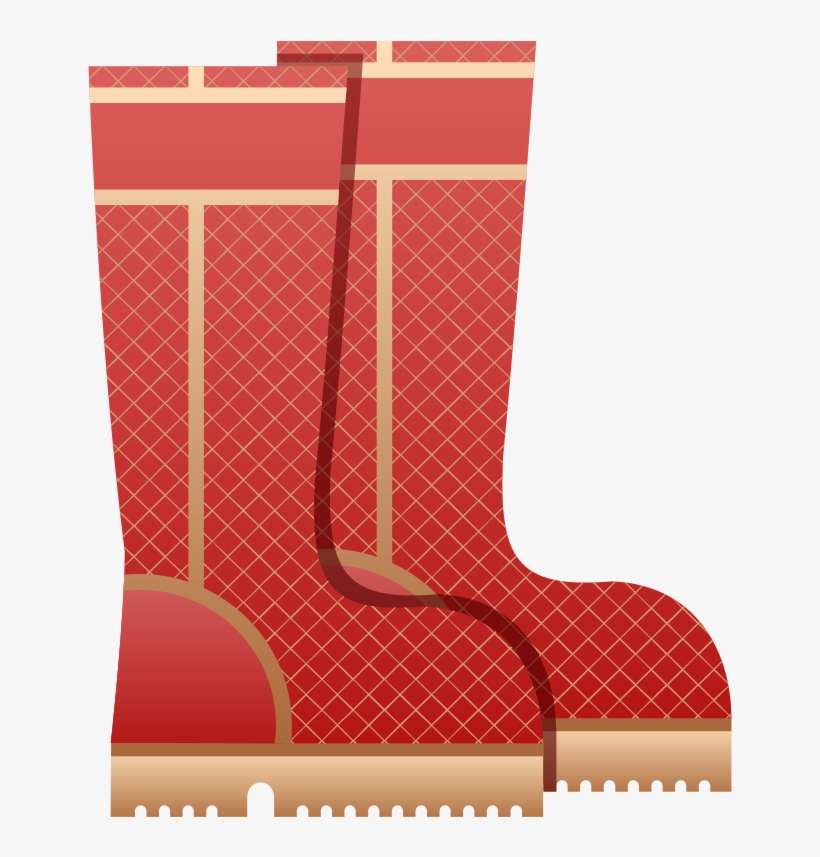 Garden Clipart Boot - Bota Dibujo Color Png Clipart, transparent png download