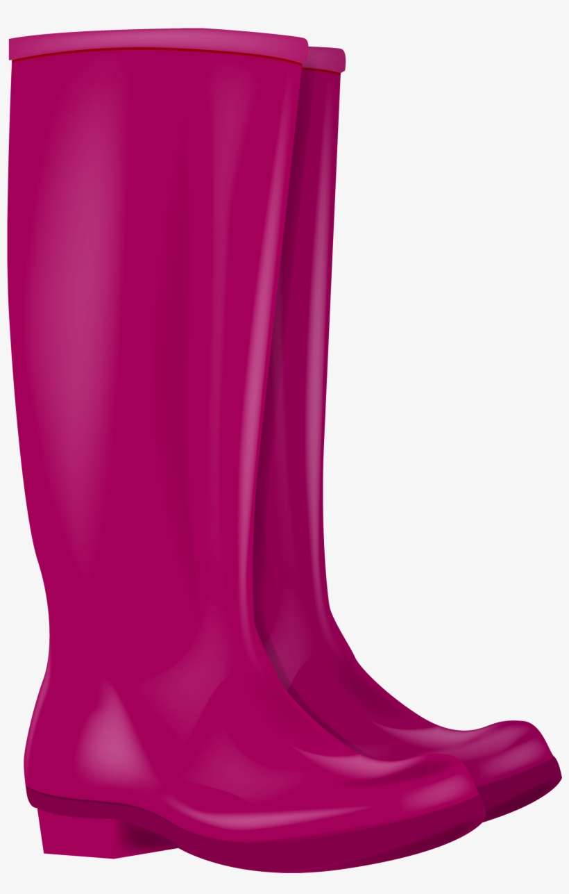 Clipart Stock Pink Rubber Boots Png Image Best Web - Violet Boots Clipart, transparent png download