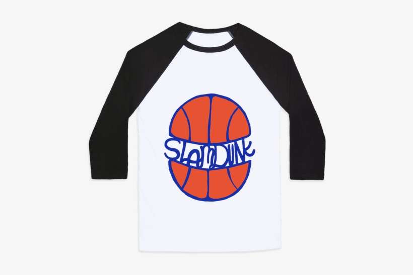 Basketball Slam Dunk Baseball Tee - Don T Talk To Humans, transparent png download
