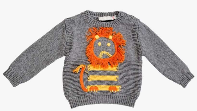 Stella Mccartney Kids Ira Baby Jumper Lion - Kids Sweater Lion, transparent png download