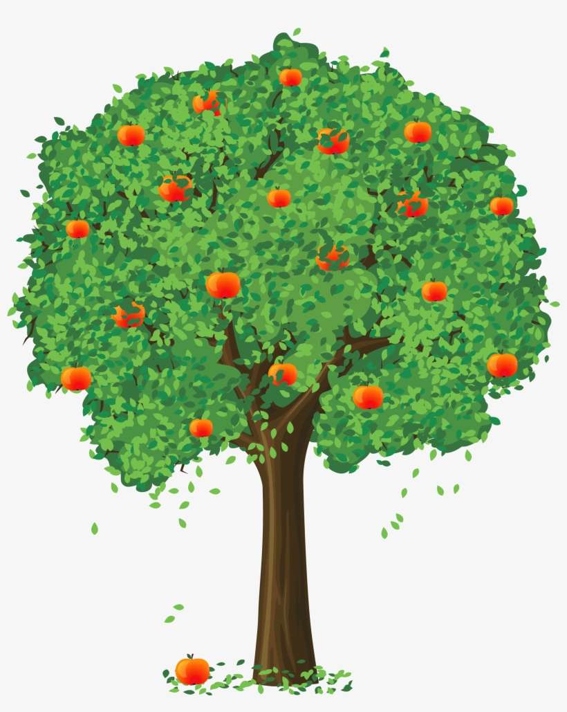 Clipart Trees Clipart Clipartix - Apple Tree Png, transparent png download