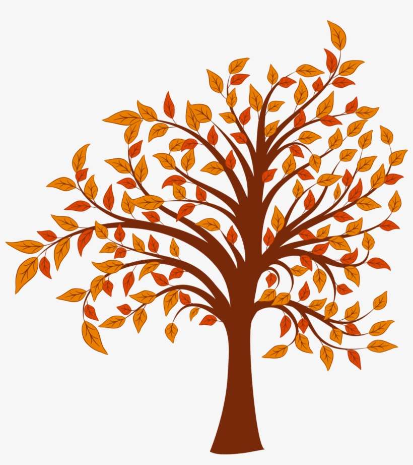 Clip Arts Related To - Autumn Tree Cartoon Png, transparent png download