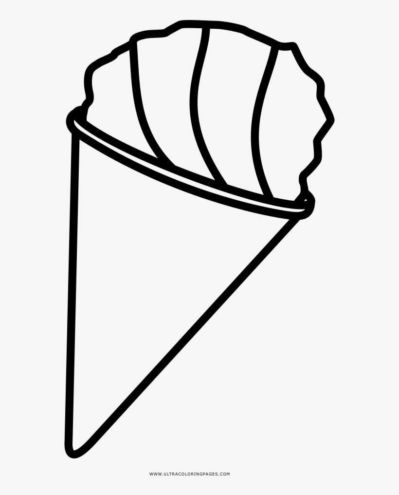 Download Snow Cone Coloring Page - Snow Cone | Transparent PNG Download ...