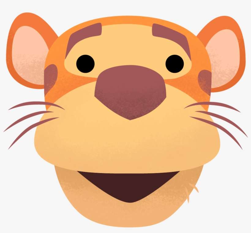 Tigger Twitter Emoji - Christopher Robin Emojis, transparent png download