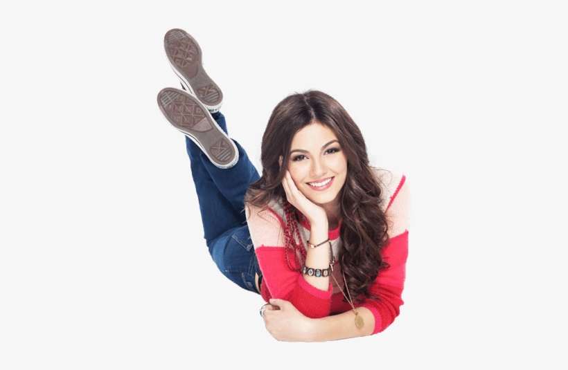 Victoria Justice Lying Down - Victoria Justice Png, transparent png download