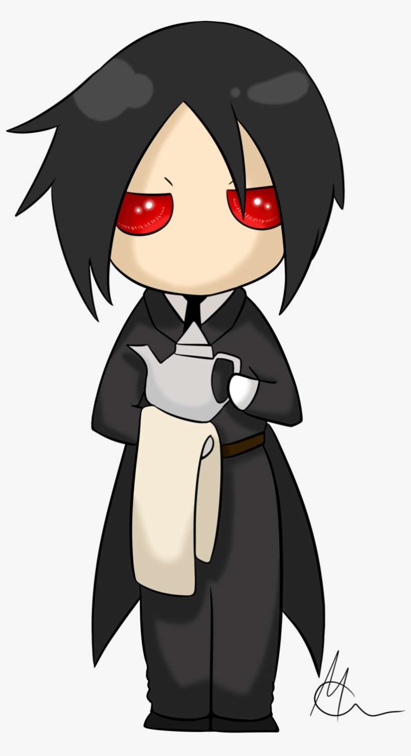 Png Library Stock Michaelis Chibi By Dracolein On Deviantart - Sebastian Michaelis, transparent png download