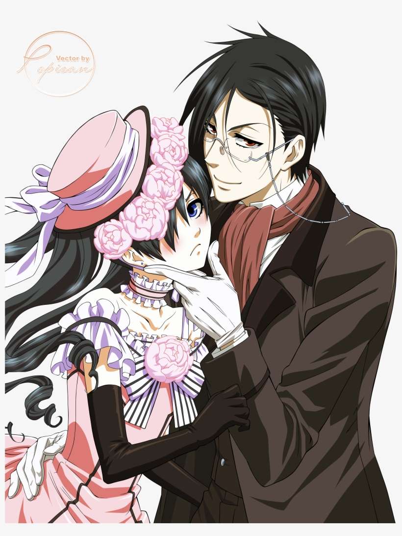 Download Png - Kuroshitsuji Sebastian E Ciel, transparent png download