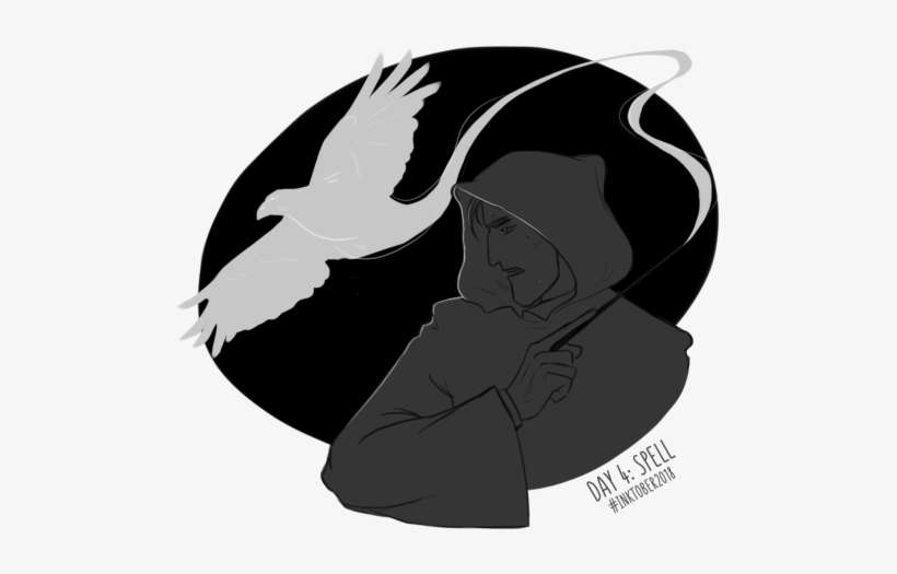 And The First 4 Days Of Inktober 2018 Are Brought To - Illustration, transparent png download