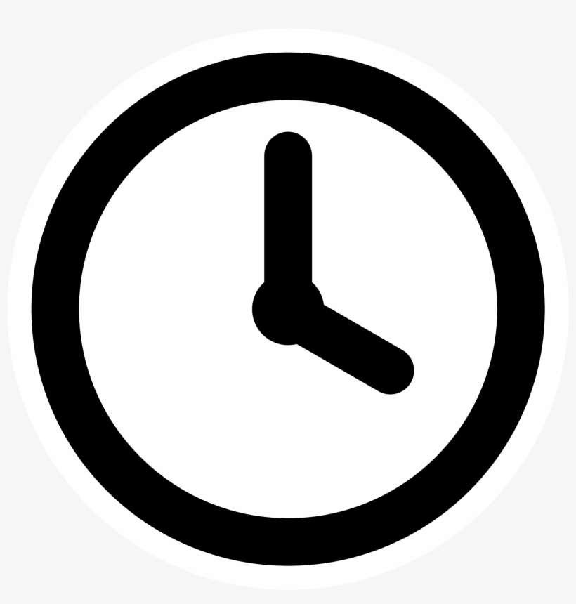 Clipart - Mono Clock - Dollar Sign In Circle, transparent png download