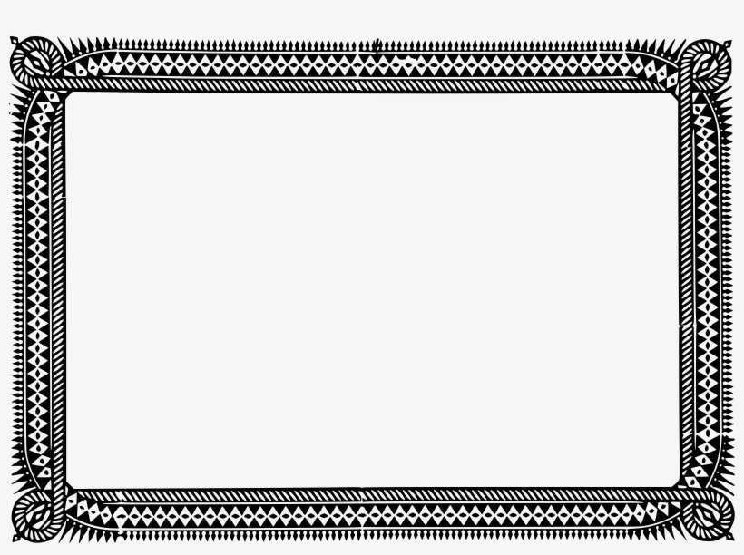 10 Certificate Border Templates Png Microsoft Word - Clip Art, transparent png download