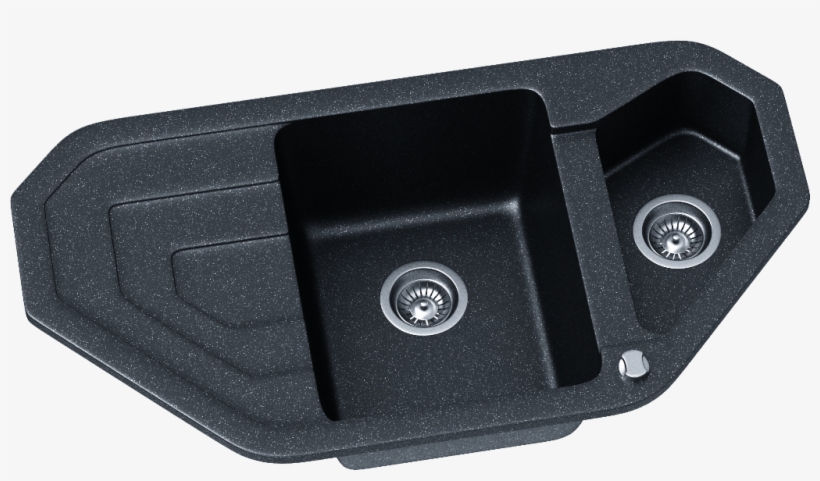 Kitchen Sink Kgs R 90 A 1,5b1d Black Metallic - Sink, transparent png download