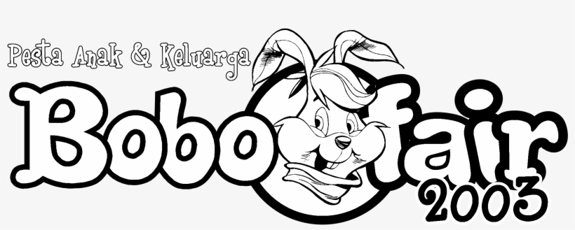 Bobo Fair 2003 Logo Black And White, transparent png download