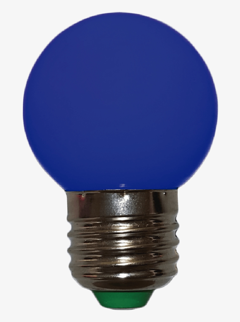 Bombillo Tipo Ping Pong Filamento Azul Micro Led - Fluorescent Lamp, transparent png download