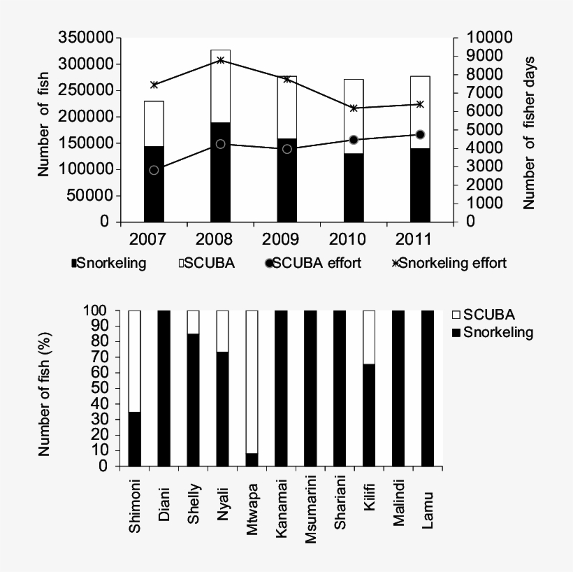 Trends In The Total Number Of Aquarium Fish Collected - Diagram, transparent png download
