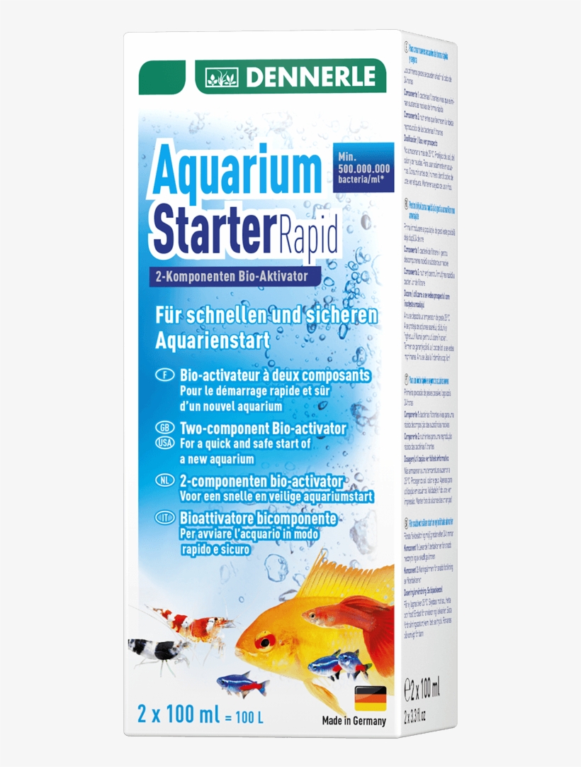 Dennerle Aquarium Starter Rapid Baktériumkultúra Elősegítő - Dennerle Aquarium Starter Rapid, transparent png download