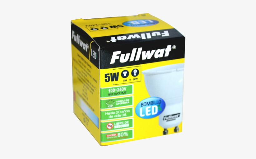 Led Gu10 5w Caja - Carton, transparent png download