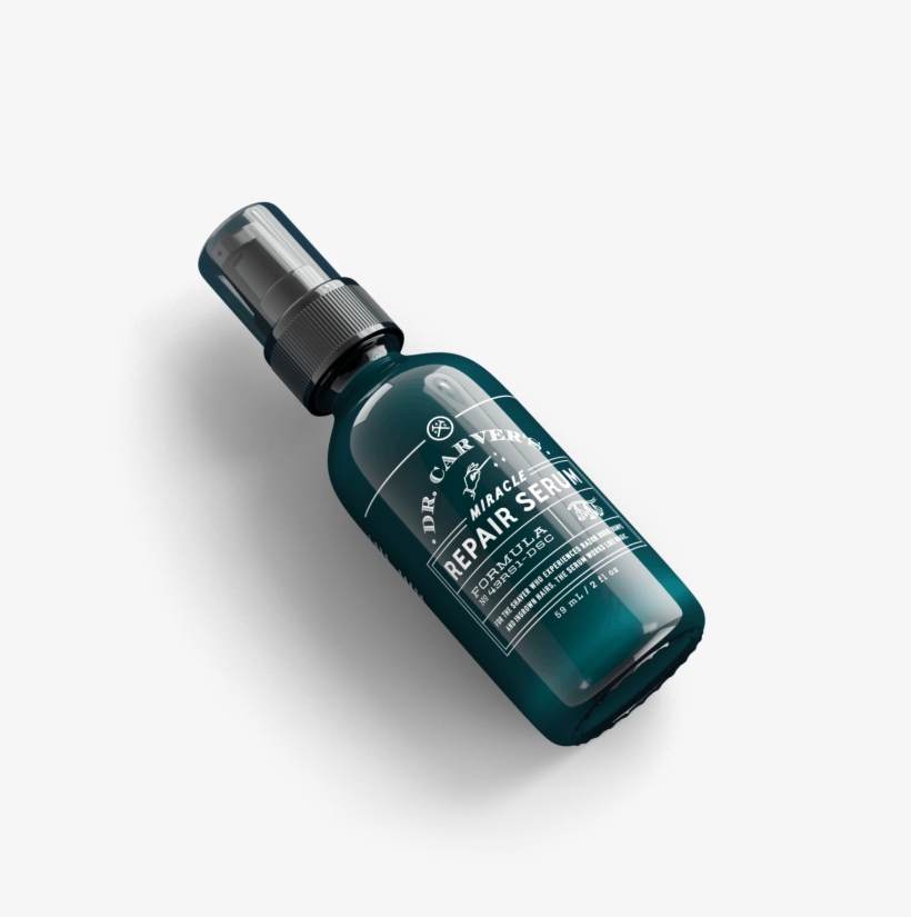 Carver's Miracle Repair Serum - Glass Bottle, transparent png download