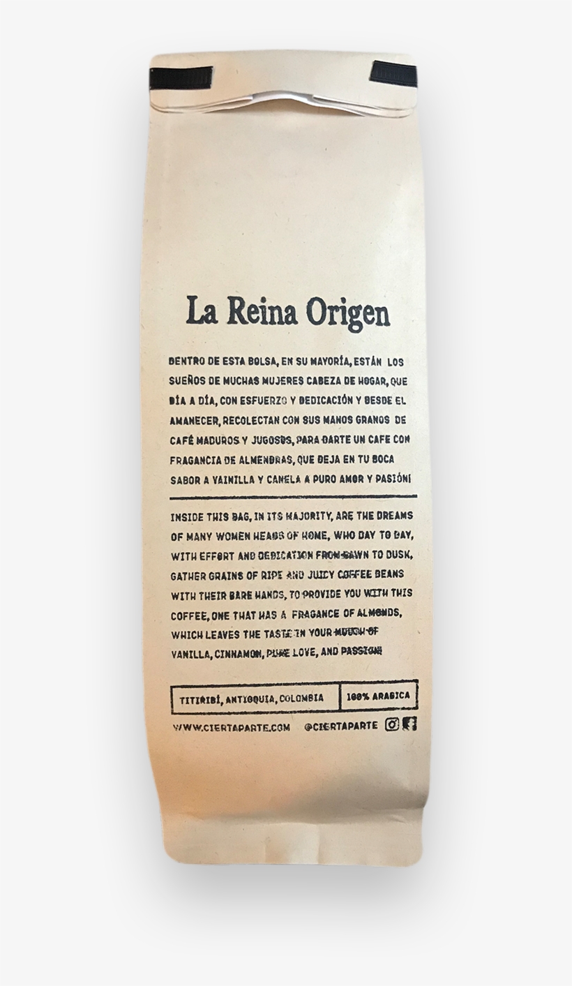 Origen Café X 2 Bags - Paper Bag, transparent png download