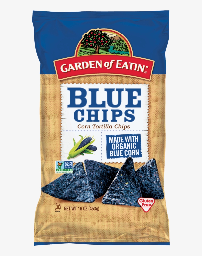 Blue Corn Tortilla Chips - Garden Of Eatin Blue Corn Chips, transparent png download