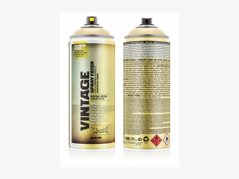 Montana Vintage Spray Filler 400 Ml, Transparant, Spuitbus - Spray Para Graffiti, transparent png download