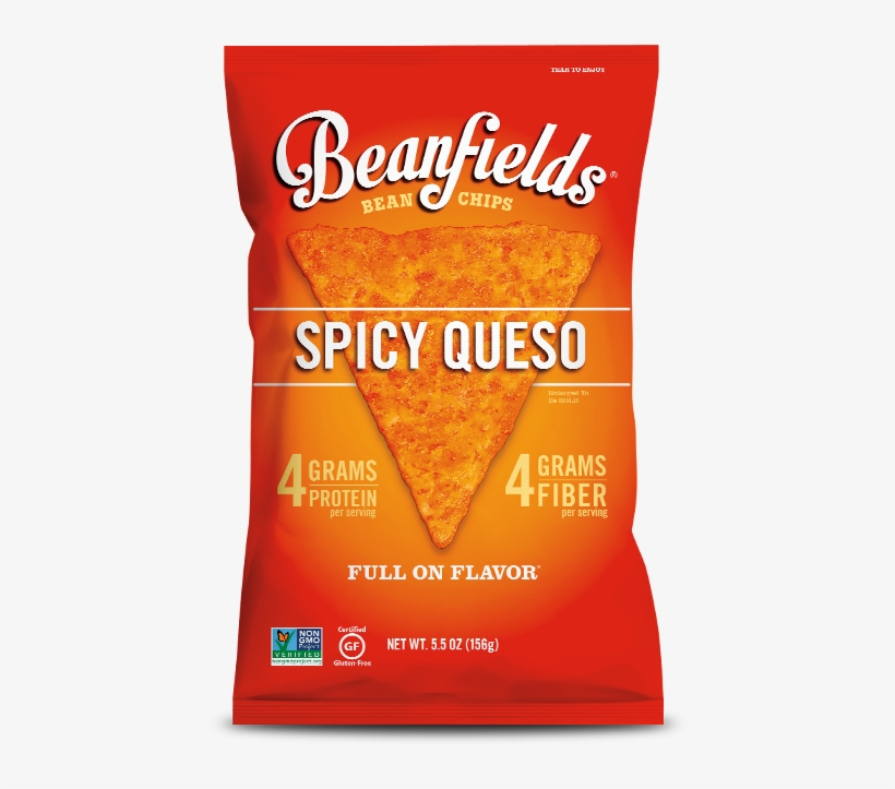 Spicy Queso Bean Chips - Junk Food, transparent png download