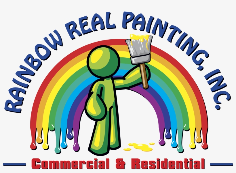 Rainbow Real Painting - Communications Center Logo, transparent png download