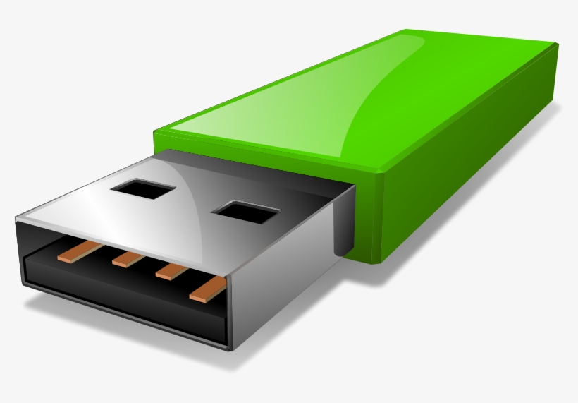 Usb Clipart Flash Drive - Flash Drive Clipart, transparent png download