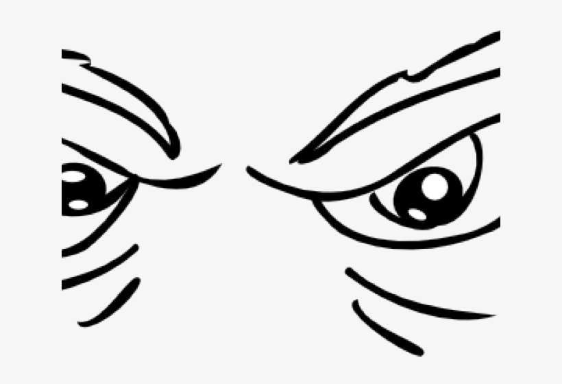 Drawn Eye Creepy - Halloween Scary Eyes Clip Art Eyes, transparent png download