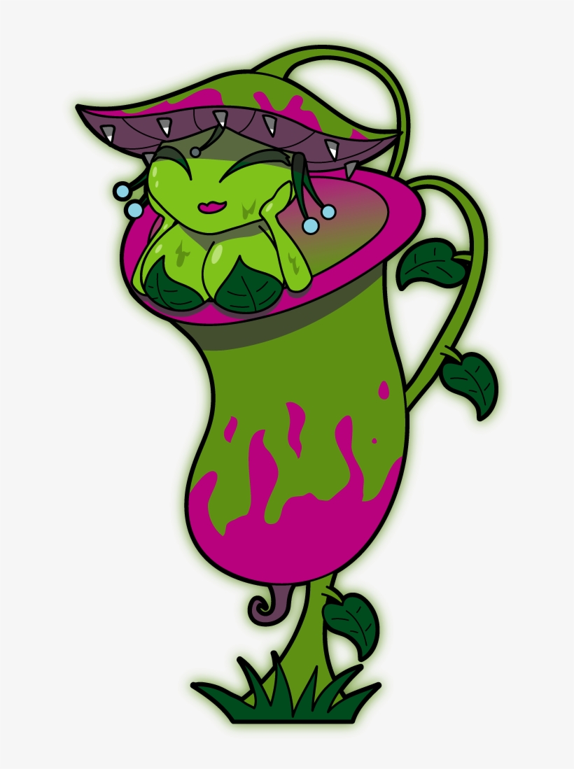 Plant Vector, Plants, Flora, Planters, Planets - Carnivorous Plant Drawing, transparent png download