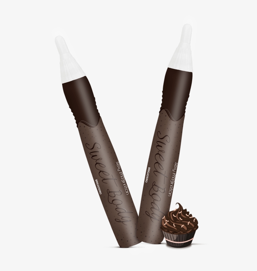 Caneta Comestível Sweet Body 25g Brigadeiro Fe8680 - Caneta Comestível Sexy Fantasy, transparent png download