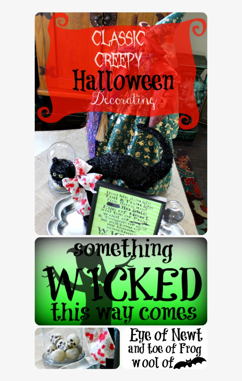 Classic Creepy Halloween Vignette - Flyer, transparent png download
