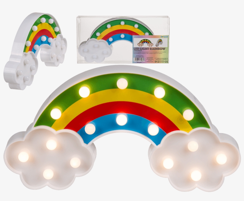Plastic Rainbow With 16 Warm White Led - Lamp, transparent png download