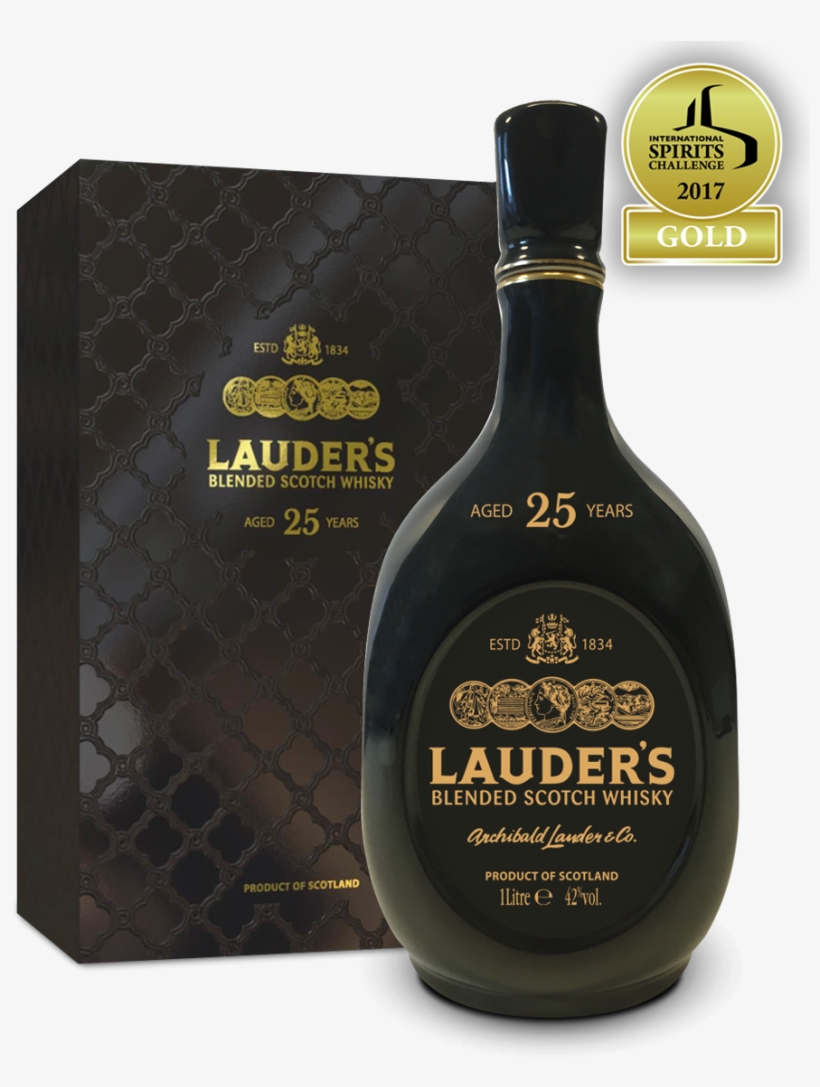 Lauder's 25 Yo Scotch Whisky, transparent png download