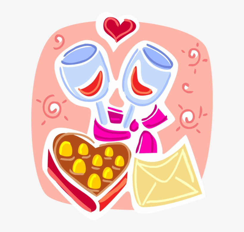 Vector Illustration Of Valentine's Day Sentimental - Celebration Clip Art, transparent png download