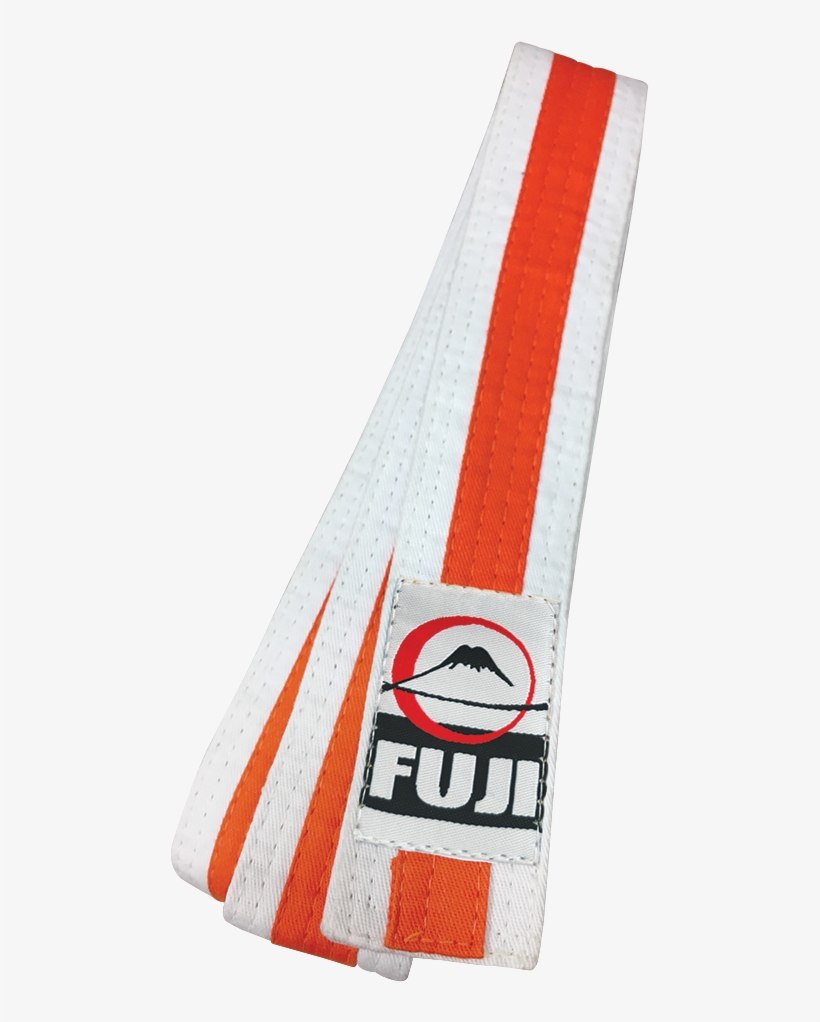 Fuji White Striped Rank Belts - Sock, transparent png download