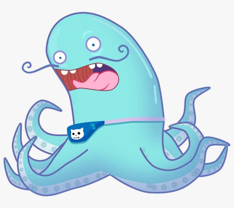 A Unique Guy With Interesting Lines, An Octopus, A - Vector Character For Moho, transparent png download