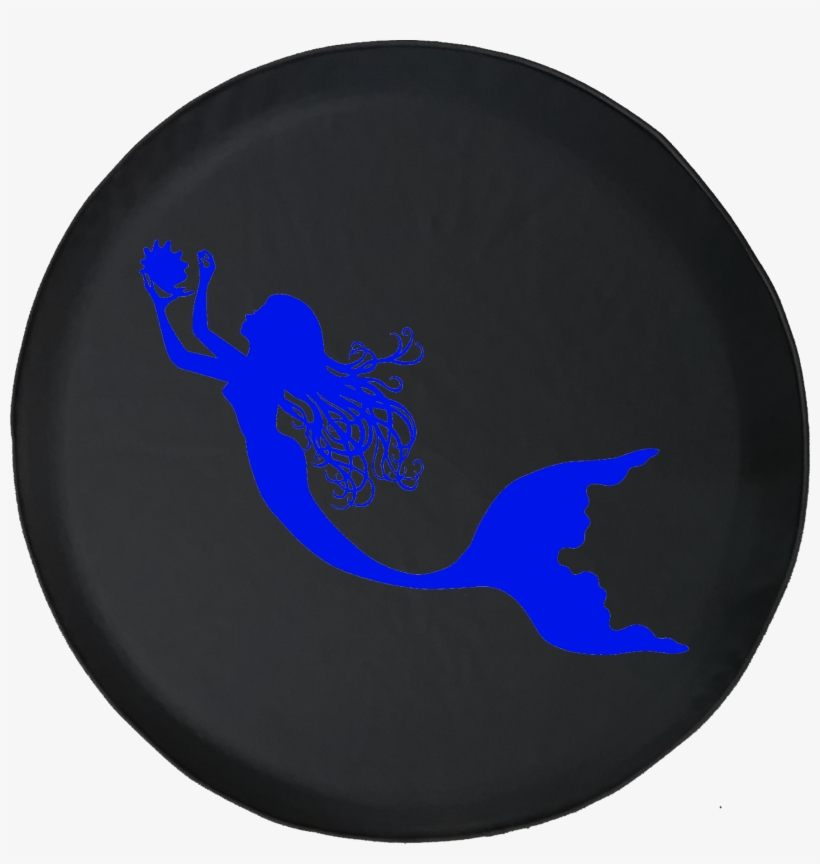 Jeep Wrangler Spare Tire Cover With Mermaid - Circle, transparent png download