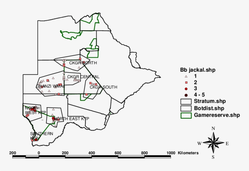 Black Backed Jackal Spoor Sightings In The Southern - Carolina Slate Belt, transparent png download