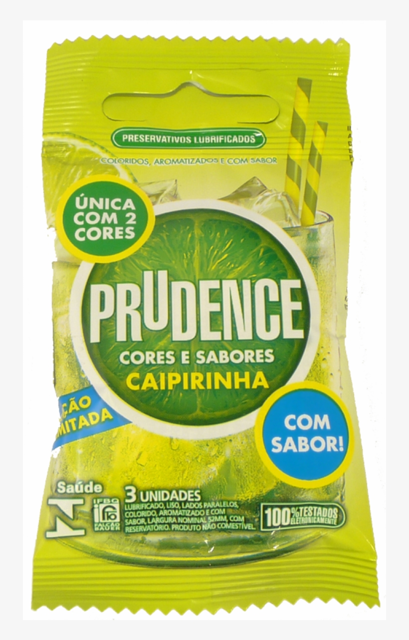 Fr Prudence Caipirinha Cocktail Flavoured Condom 3's - Condom Brazil, transparent png download