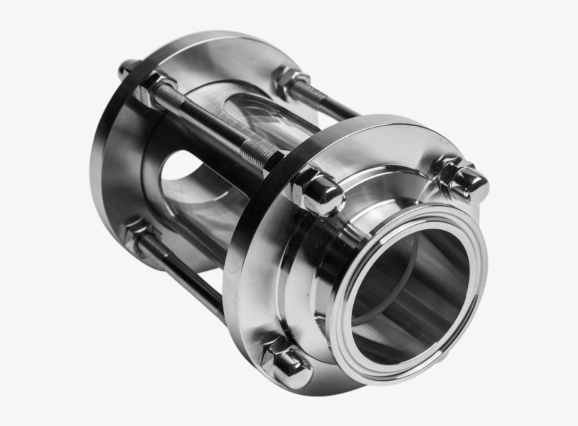 2” Tri-clover Stainless Steel Sight Glass With Pyrex - Exhaust System, transparent png download