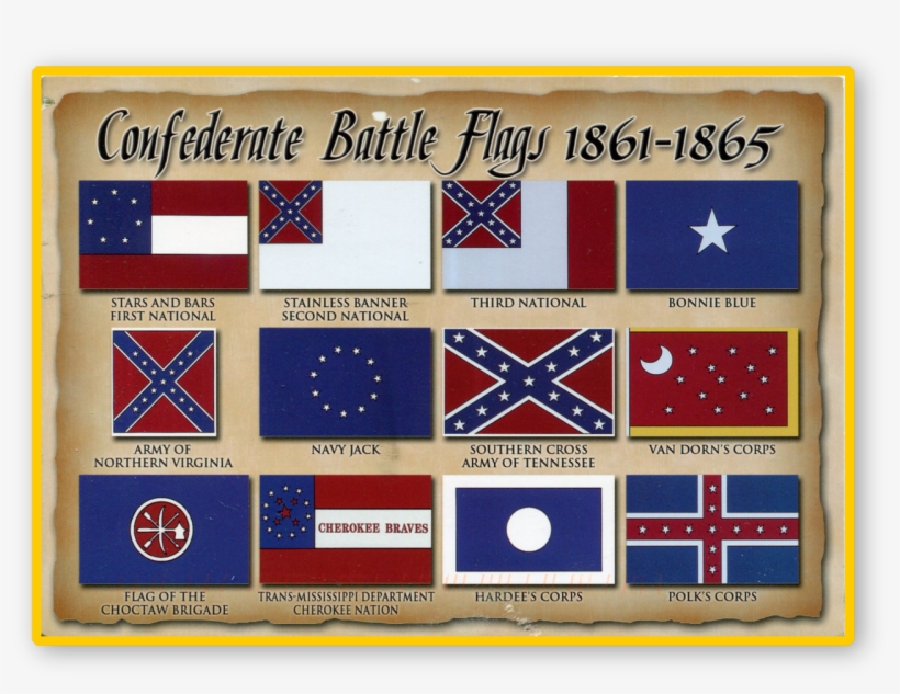 Since The South Lost The Civil War In 1865, The Confederate - Confederate Flags Of The South, transparent png download