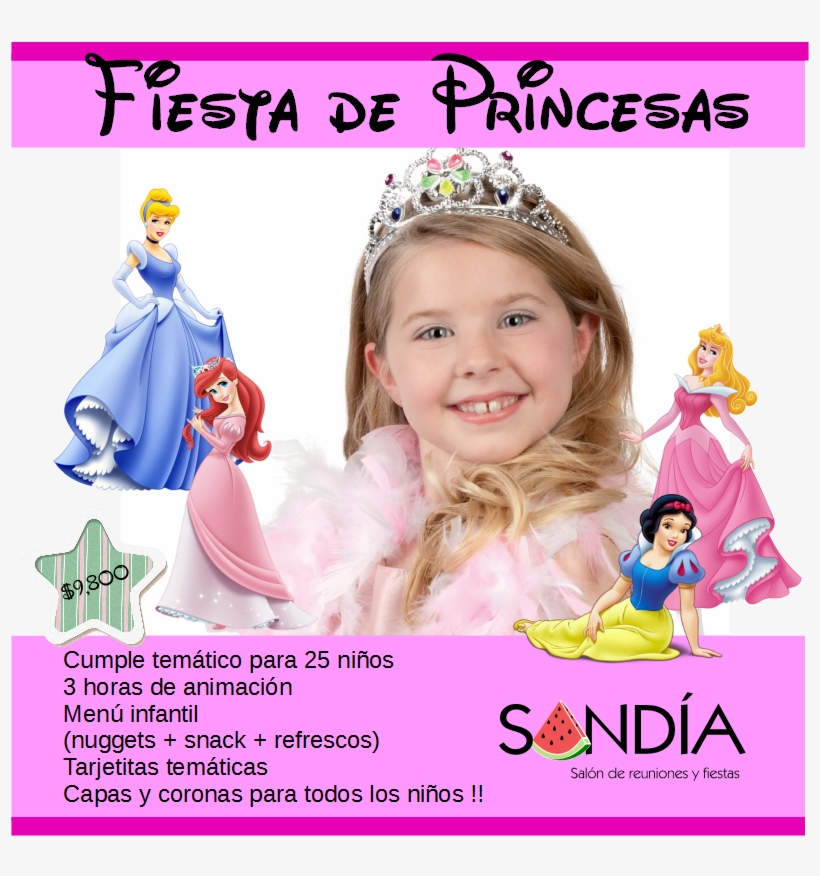 Fiesta De Princesas - Doll, transparent png download