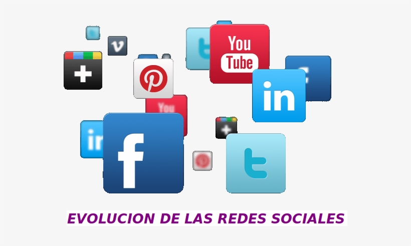 Evolución De Las Redes Sociales Por Paula Y Andrea - Social Media Page Management, transparent png download