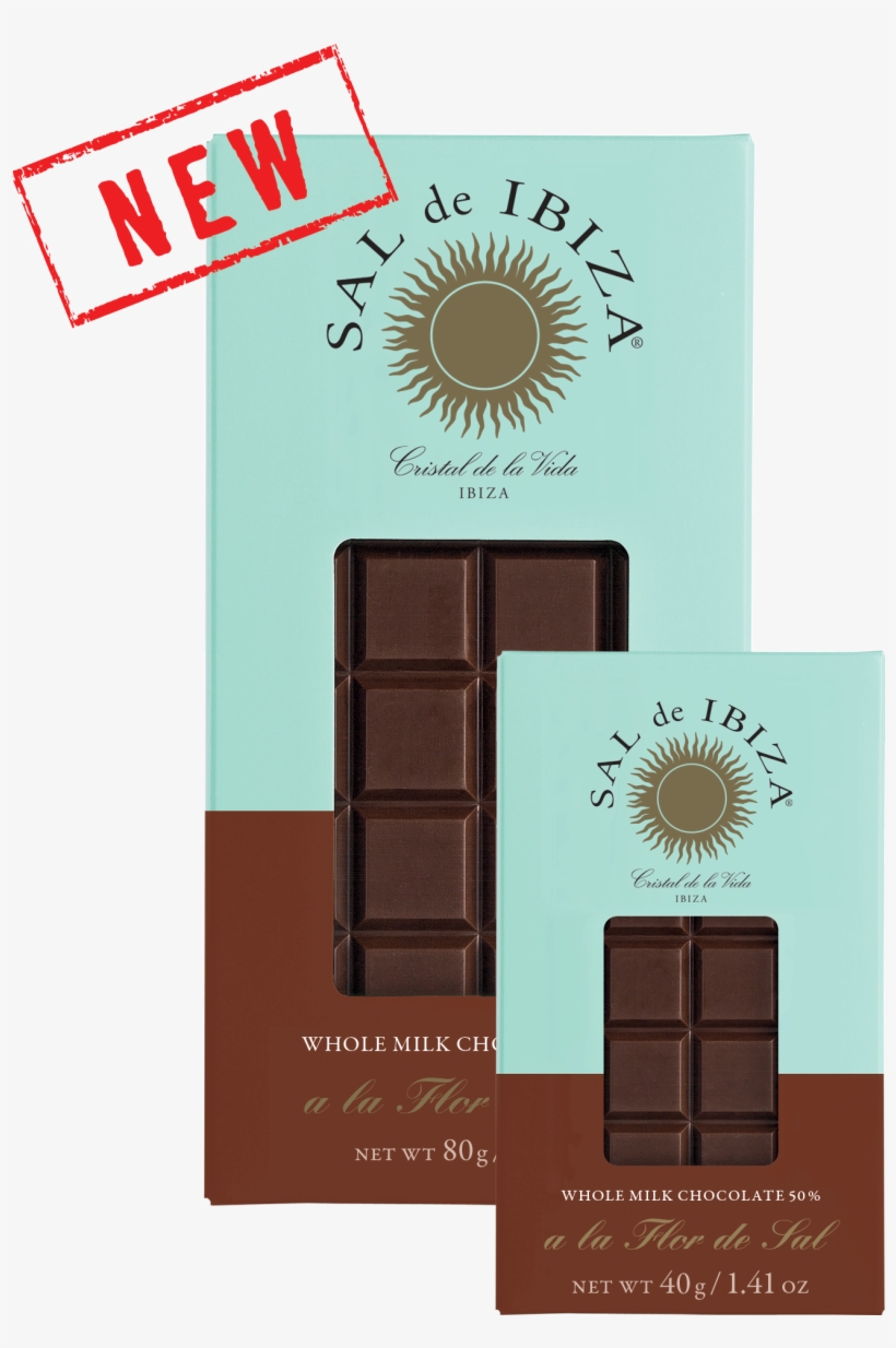 Whole Milk Chocolate 50% A La Flor De Sal - Ibiza, transparent png download