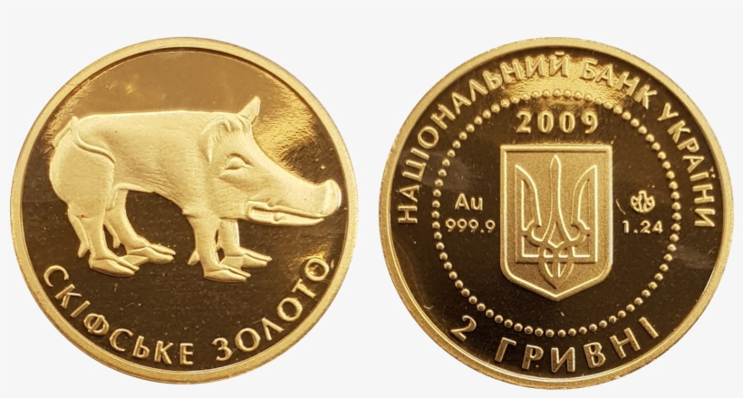 Ukraine 2 Hryvnas Scythian Gold - Coin, transparent png download
