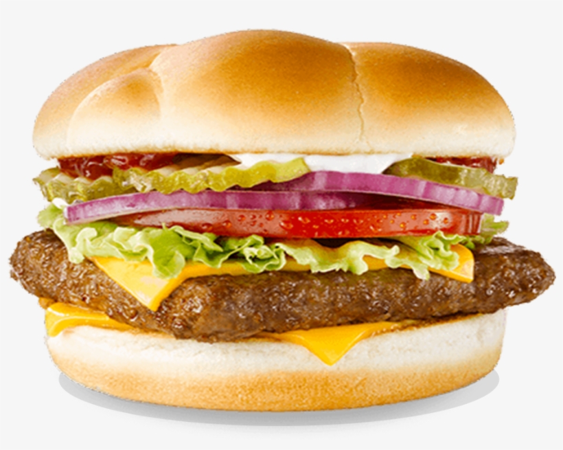 Image Royalty Free Download Hamburger Transparent Juicy - Dave's Single Wendy's, transparent png download